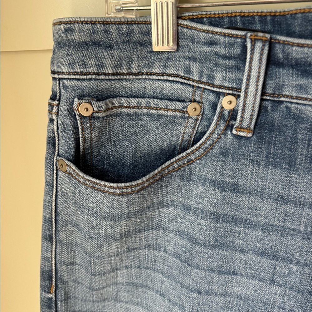 NWOT Talbots Modern Ankle  Blue Jeans SZ 14 (two available, see other listing) - Picture 2 of 14
